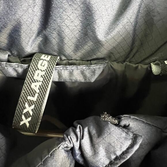 Superdry Navy Puffer Jacket Men’s XXL Double Zip Fuji - Picture 7 of 13